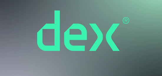 deX 德克斯數據工程公司 的(de) LOGO設計和(hé)品牌識别